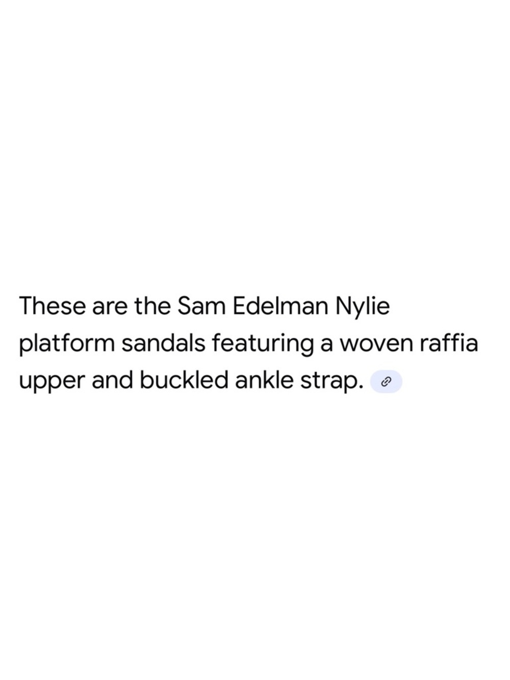 Sam Edelman Nylie Woven Strappy Flat Platform Sandals Ankle Strap Size-8 NIB - Picture 6 of 6